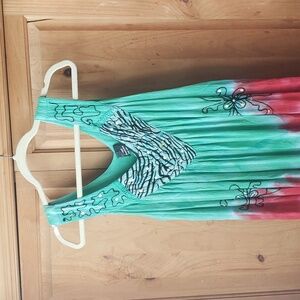 Women  dress to wear out or to the beach h or pool  fits most also tie dyed